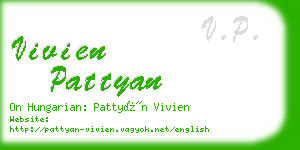 vivien pattyan business card